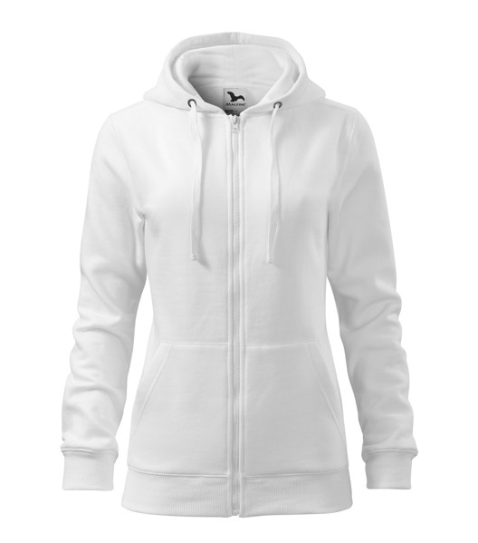 Sweatshirt Women’S Malfini® Trendy Zipper - White / M