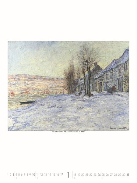 Nástenný Kalendár Impressionists 2027