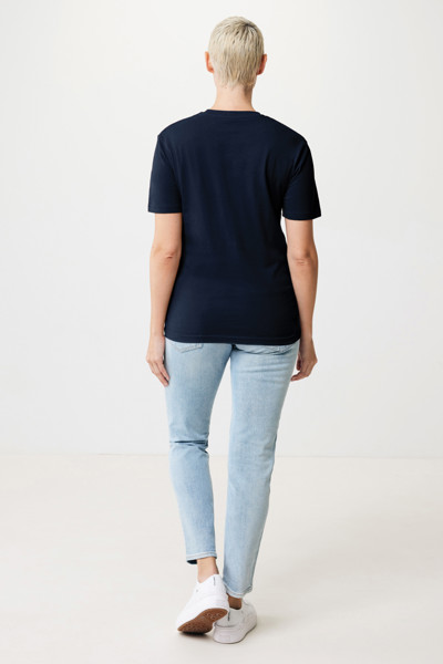 T-shirt en coton recyclé IQONIQ Bryce - Bleu Marine / M