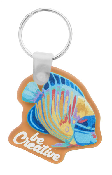 Porte-clés CreaFob - Orange Transparent