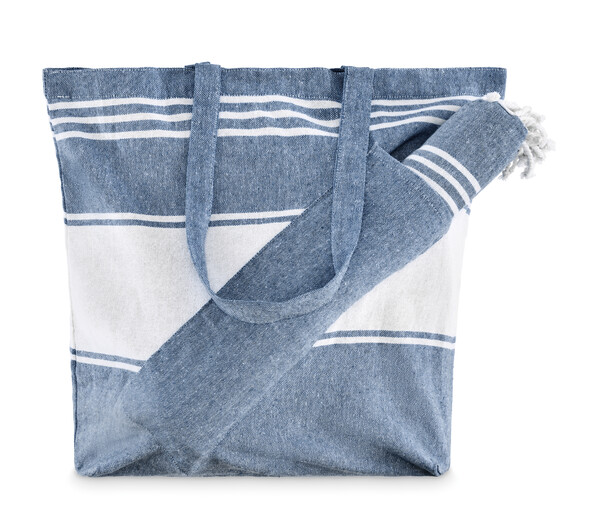 Sac de plage avec serviette Hummum - Bleu