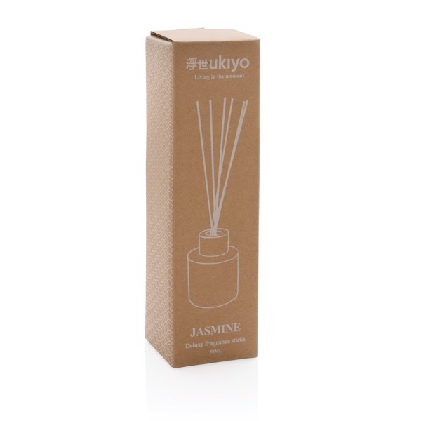 Ukiyo incense sticks, jasmine scent, 50ml - White