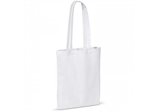 Shoulder bag cotton OEKO-TEX® 140g/m² 38x42cm - White