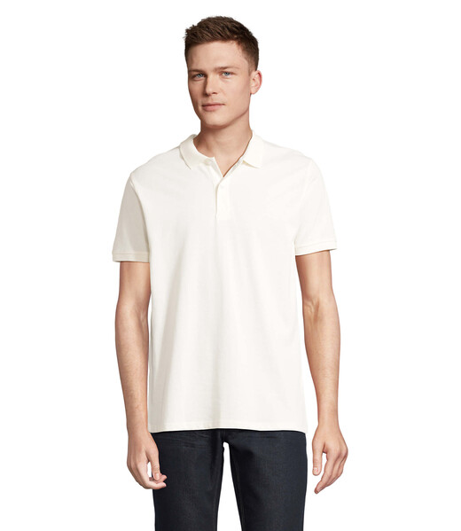 PLANET MEN polo 170g - Off-WhiteL