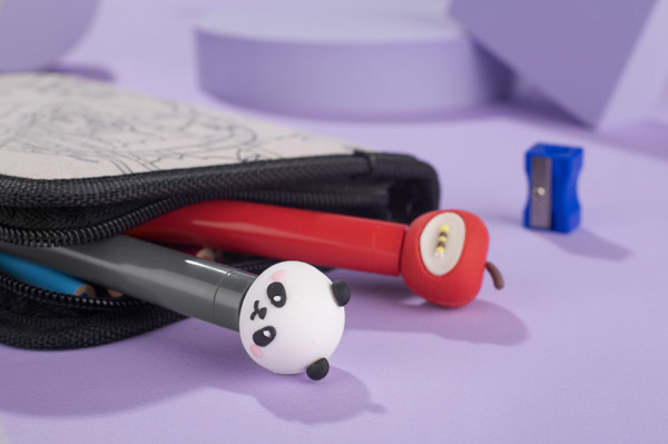 Spinner pen SKIPPI-  Apple - grey