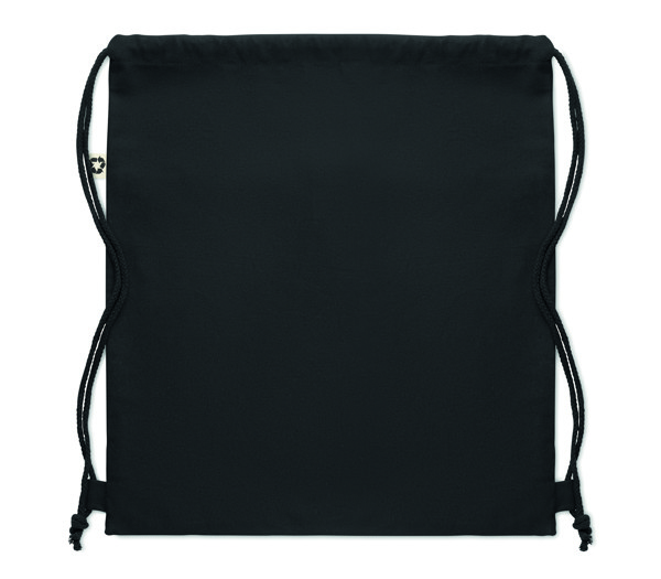 Saco  algodão reciclado Panda Bag - Preto