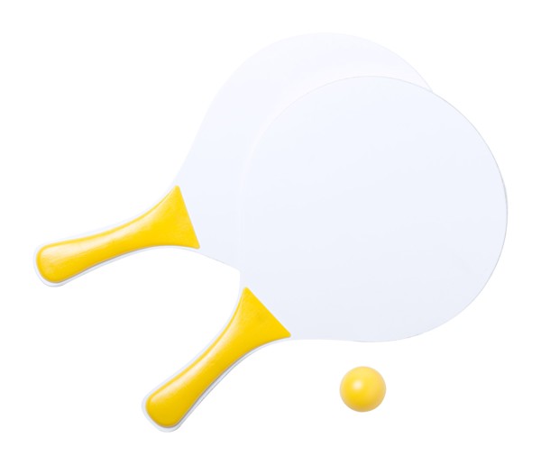 Plážový tenis Evira - Žlutá / Bílá
