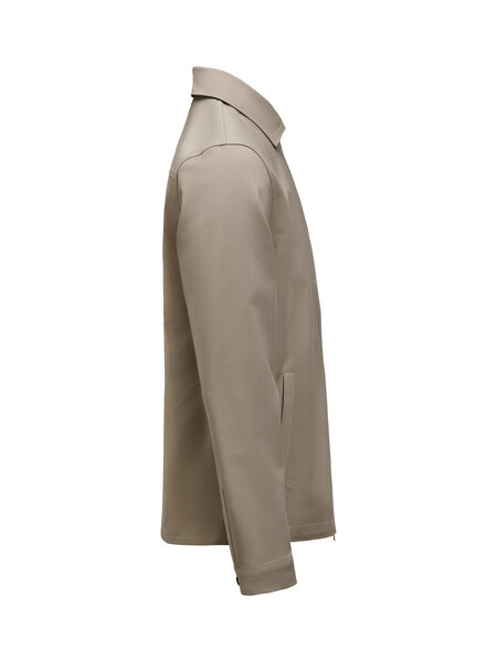 Modern Zip Overshirt Walnut XS