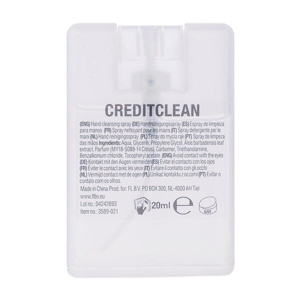 Hand spray Creditclean | 20 ml | Ethanol-free