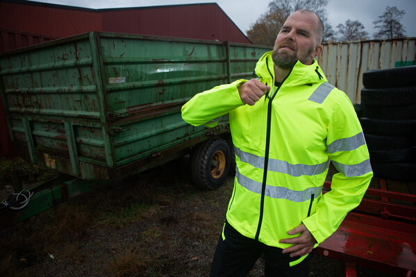 6450 Rainjacket Yellow/black M