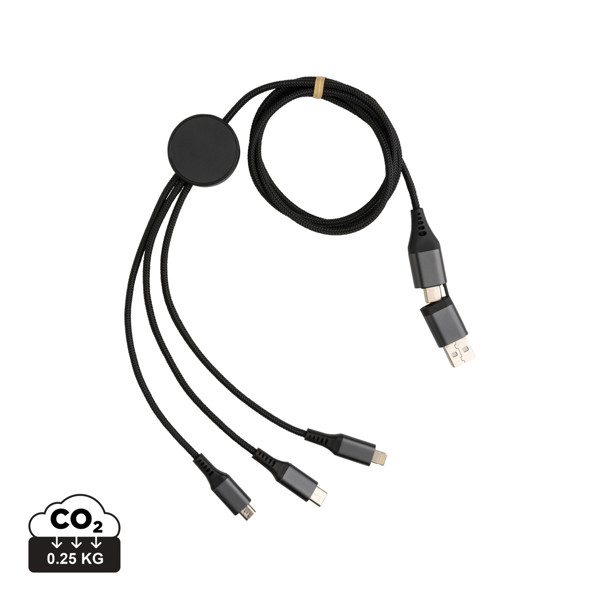 Terra kabel 6-u-1 120 cm 60W od RCS recikliranog aluminija