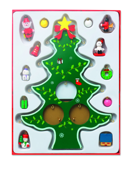 Wooden xmas tree decoration Woodtree
