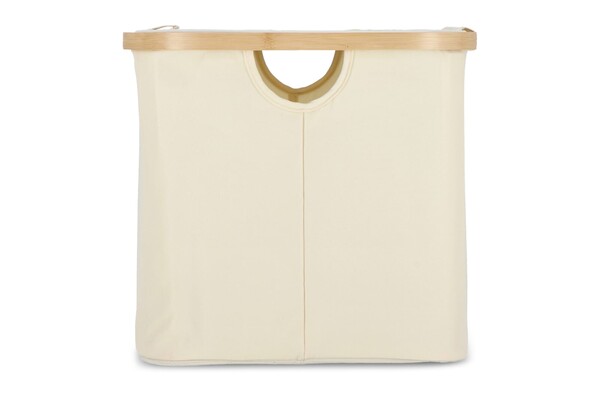 InSideOut folding basket with lid Sogne 40.5 x 33 x 30cm rPET - Ecru