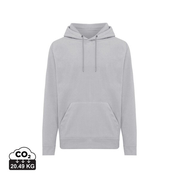 Polaire à capuche en polyester recyclé IQONIQ Trivor - Storm Grey / XXXL