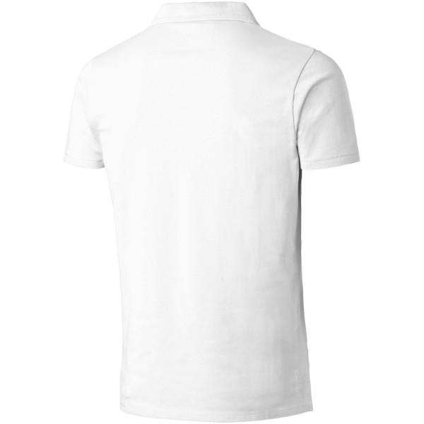 Hacker short sleeve polo - White / Grey / S