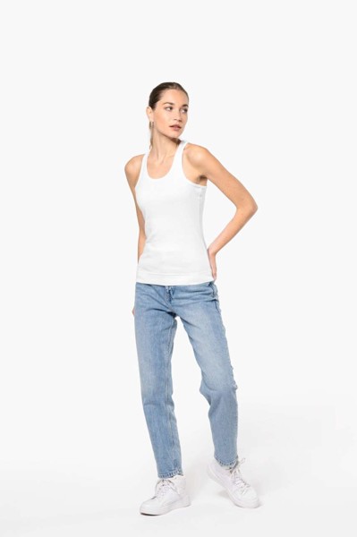 Angelina - Ladies' Vest - White / M