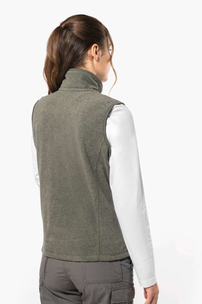 Melodie - Ladies' Microfleece Gilet - White / L