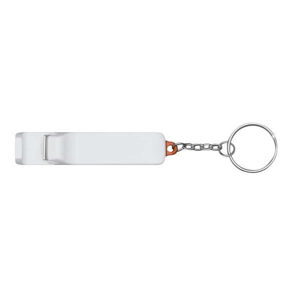 Key Chain Double Open - Orange / White