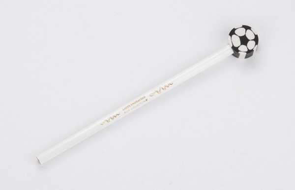 PENCIL with eraser FUNNI MIX - Frog - white