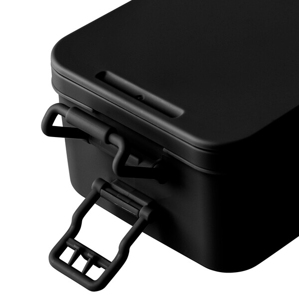 PP two-layer lunchbox Siena - Black