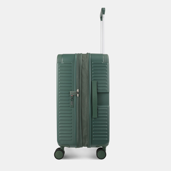 YUNO M EXP | Troler mediu pentru check-in 65 cm extensibil + TSA - Hedgren - Duck Green