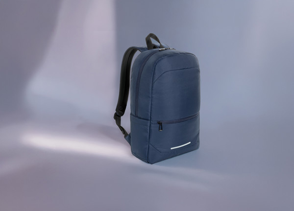 Sac à dos ordinateur 15,4" en rPET AWARE™ CityPack - Bleu Marine