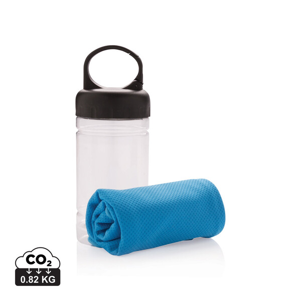 Xd Collection cooling towel, 77x30cm, UV 50+ - Blue