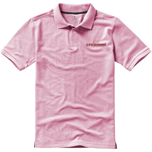Calgary 200 g/m2 short sleeve men's polo - Light Pink / XS