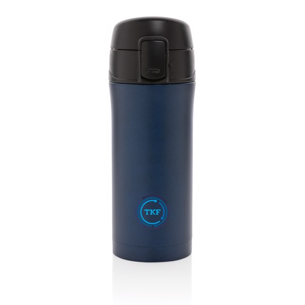Mug à verrouillage facile métallique mat - Bleu
