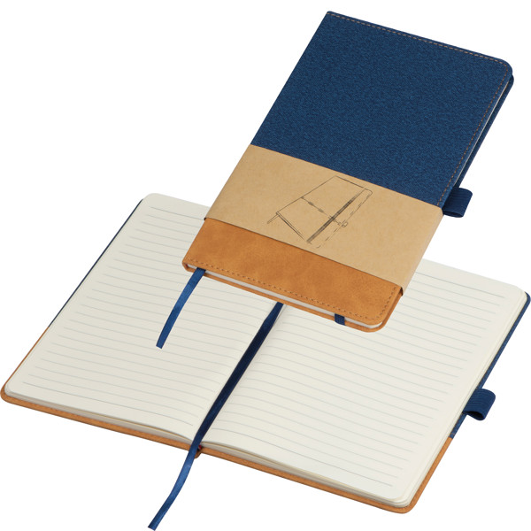 PU notebook  GRETEL - Darkblue