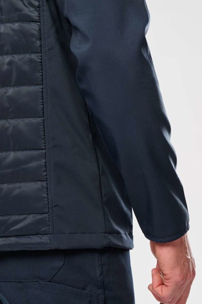Unisex Dual-Fabric Daytoday Jacket - Navy / Silver / M