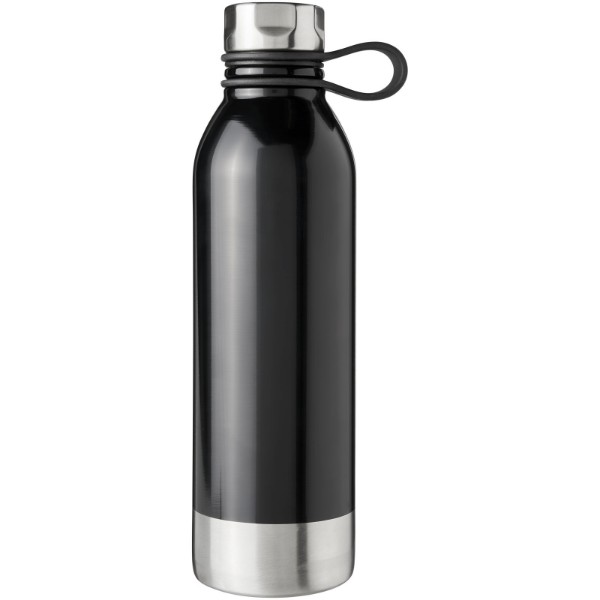 Perth 740 ml stainless steel sport bottle - Black