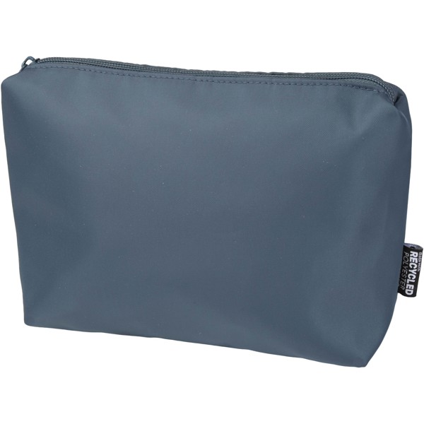 Trousse de toilette de voyage Trip Aware™ de 2 L en matériaux recyclés - Bleu hale