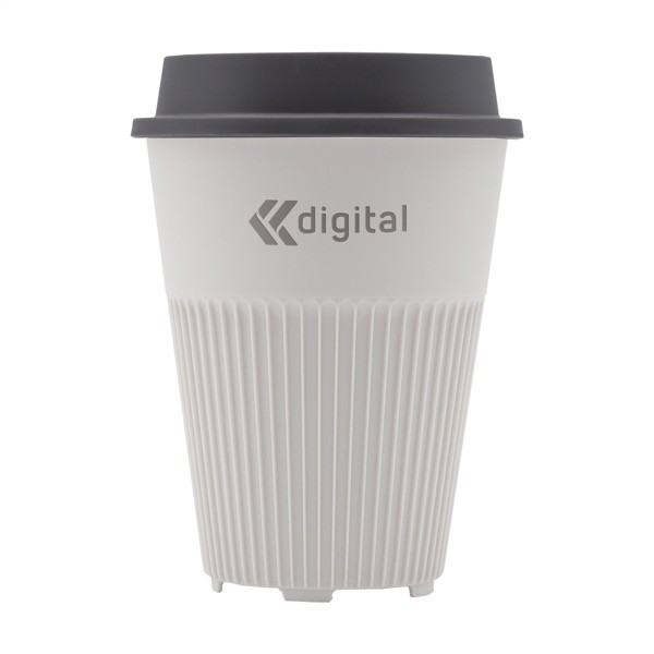 Circular&Co Returnable Cup Lid 340 ml coffee cup - White / Dark Grey