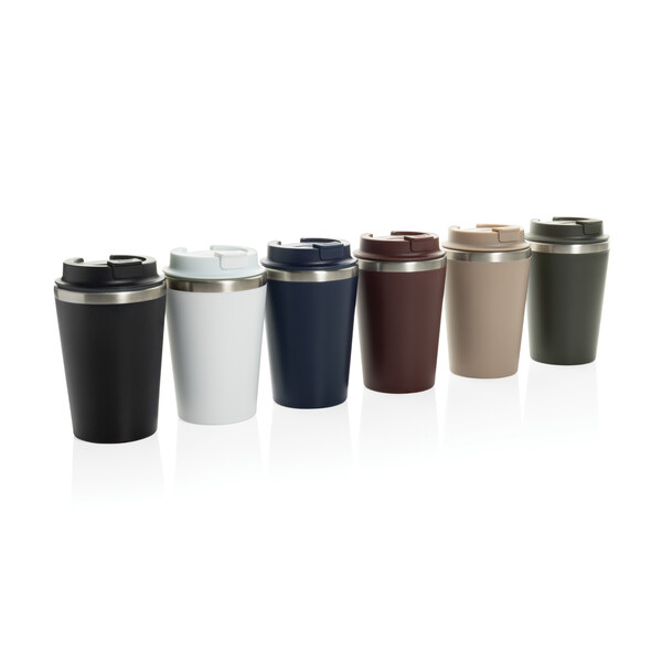 Termo hrnček 350ml Java z RCS recykl. PP - Čierna