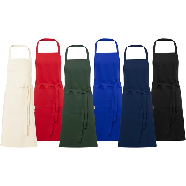 Odisha 200 g/m² OCS organic apron - Black