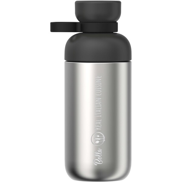 Mepal Vita 500 ml recycled stainless steel water bottle - Black