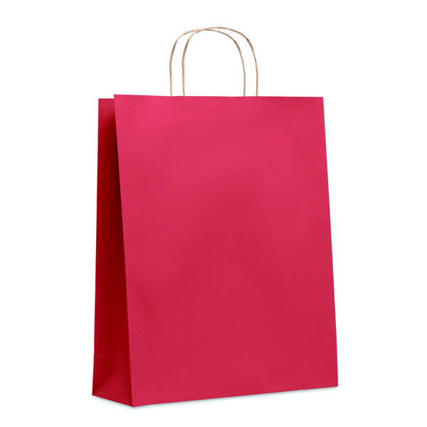 Sac en papier grand format Paper Tone L - Rouge
