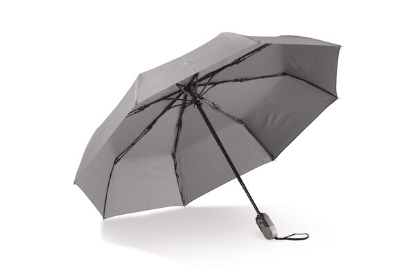 Parapluie pliable automatique Deluxe 22” - Gris