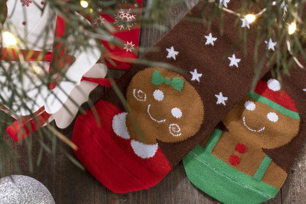 Socks set FELIZ - brown