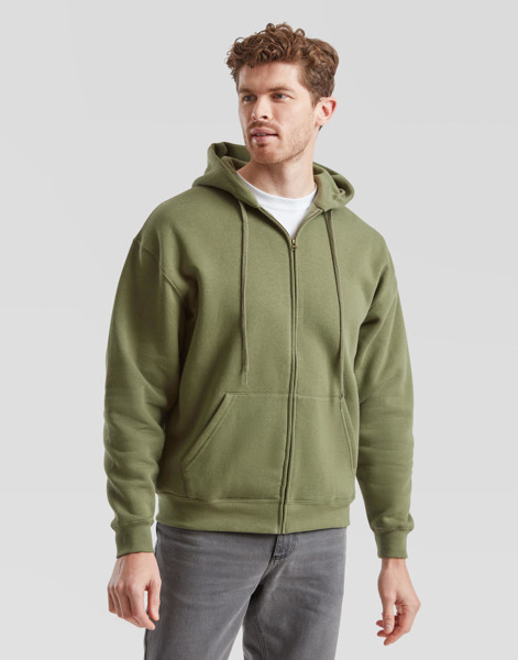 Premium Hooded Zip Sweat - Deep Navy / M