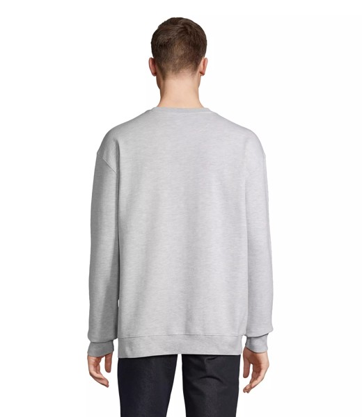 Sweatshirt Unisexo gola redonda - Branco sólido 