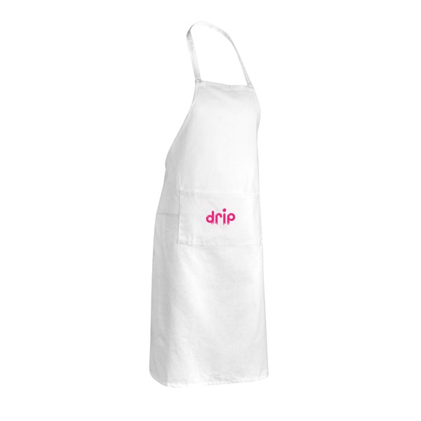Aware apron recycled cotton 180g - White