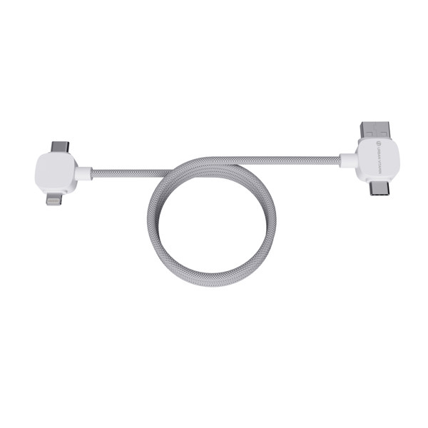 Urban Vitamin Stockton magnetski kabel 65W od RCS RTPE/RPET materijala - Bijela