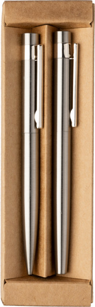 Conjunto de escrita de aço inoxidável reciclado Fritz