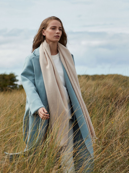 Classic Woven Scarf - Biscuit