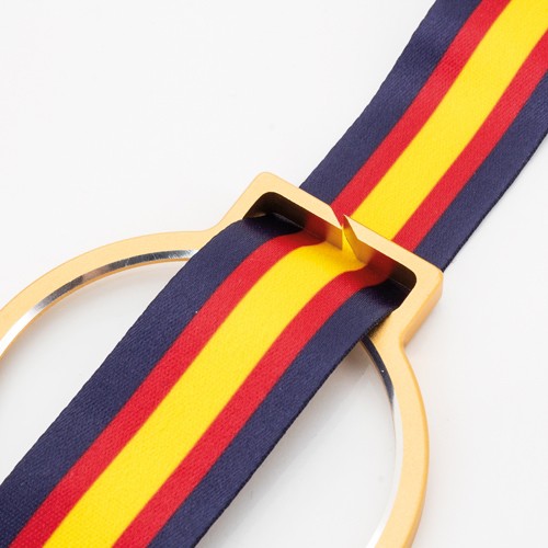 MEDAILLE DRAPEAU ESPAGNE “VIKTOR” - Drapeau Espagne/ Blanc