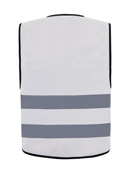 Korntex Safety Vest with Zipper "Cologne" - White / M