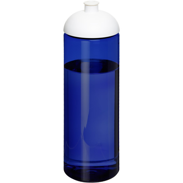 Bouteille de sport H2O Active® Eco Vibe de 850 ml avec couvercle dôme - Bleu / Blanc