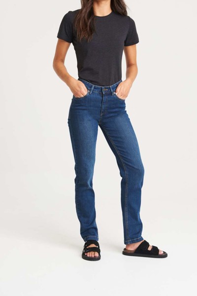 Katy Straight Jeans - Black / 6-L